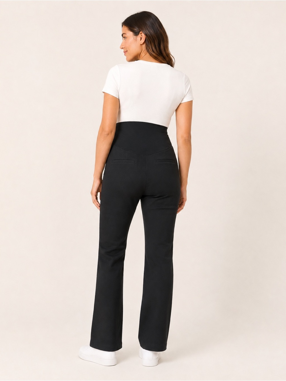 Black Maternity Pants - Sleek Supportive Fit